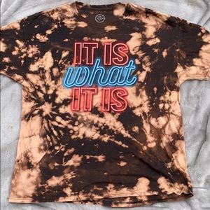 It is what it is logo tee